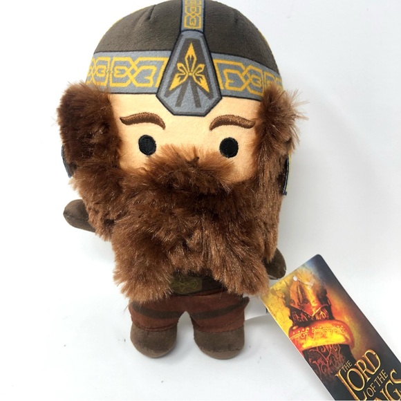Lord Of The Rings Gimli Plush Toy 7-Inch NEW! - Picture 1 of 4